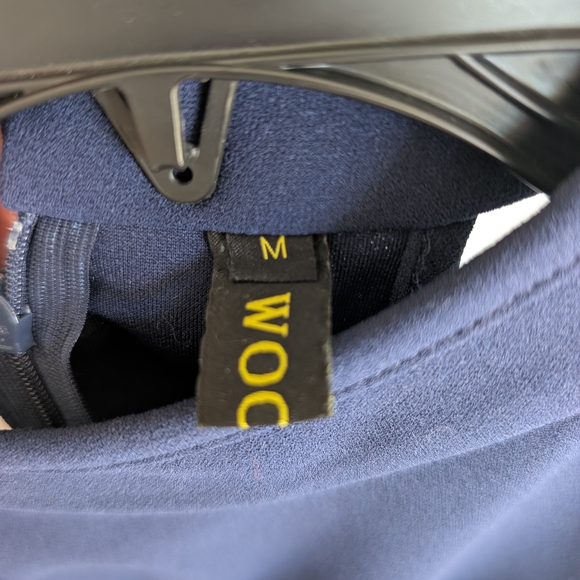 Amazon Elegant Navy High Low Dress - Picture 6 of 7